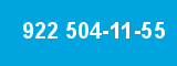 922 504-11-55 922 504-11-55